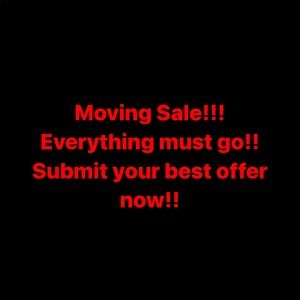 Moving Sale Everything must go